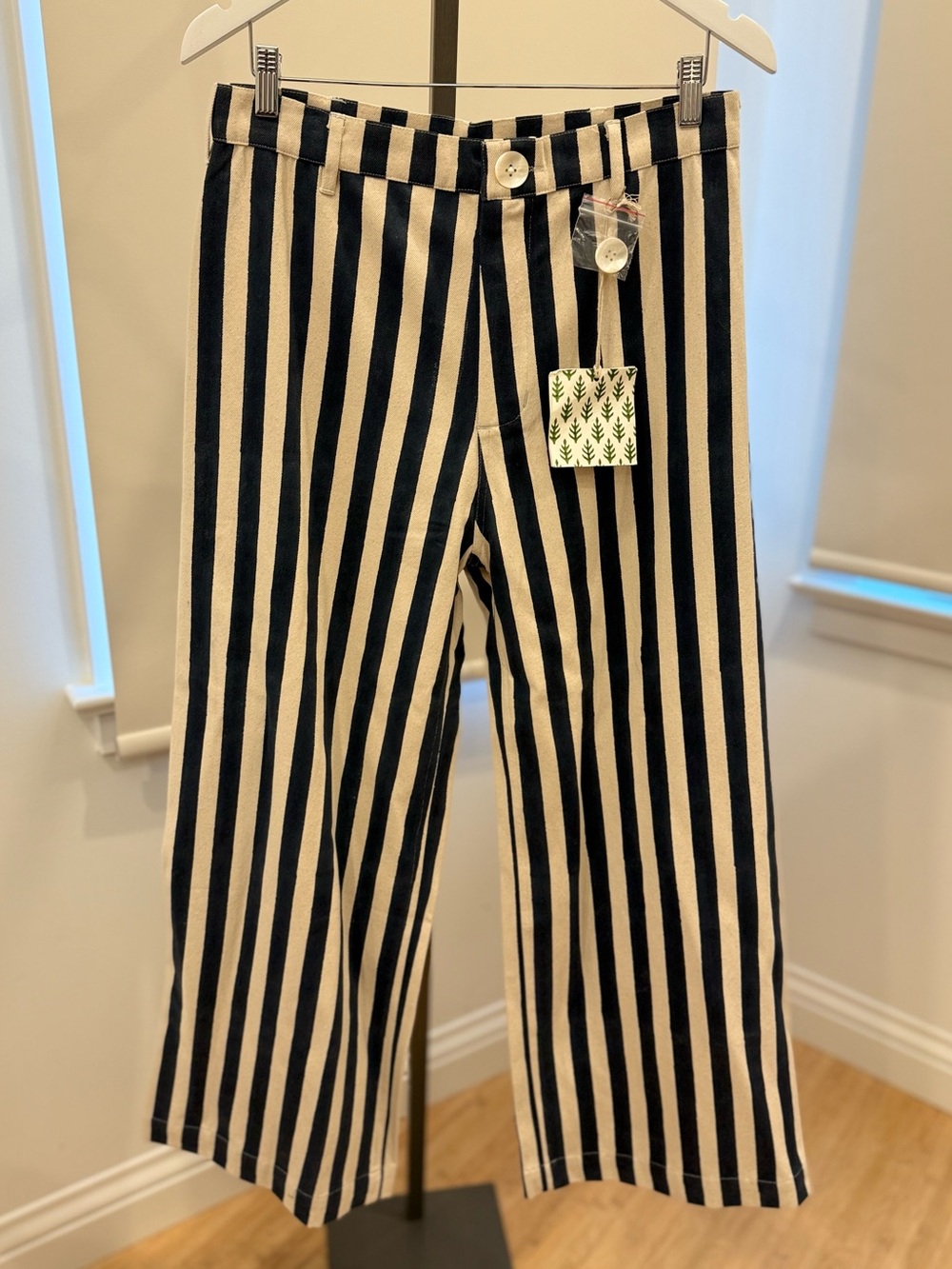 SZ Blockprints Disco Pant - Thick Stripe Navy